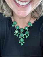 Very Pretty Green Stone Necklace