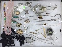 Lot of Costume Jewelry w/ Cameos