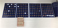Lincoln Penny Book & 6 Rolls of Wheat Pennies