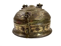 Middle Eastern Brass Table Box