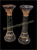 Pair of Marble Bust Stands