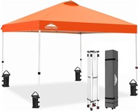 EAGLE PEAK 10x10 Pop Up Canopy Tent  Orange