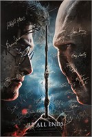 Harry Potter Deathly Hallow 2 Autograph Poster