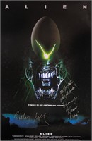 Alien Sigourney Weaver Autograph Poster
