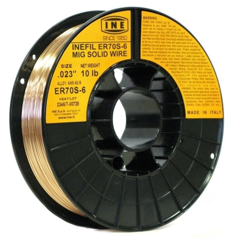 INE ER70S-6 .023-Inch on 10-Pound Spool Carbon