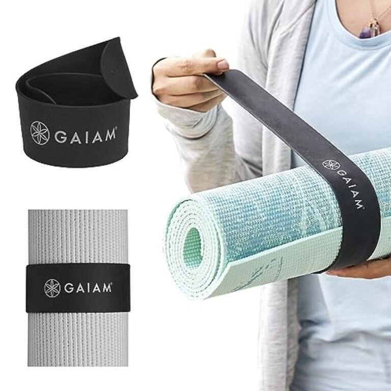 Gaiam Yoga Mat Strap Slap Band - Keeps Your Mat