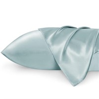Bedsure Satin Pillow Case Standard 2 Pack - Ether