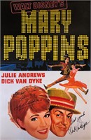 Mary Poppins Julie Andrews Autograph Poster
