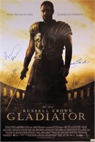 Gladiator Russell Crowe Autograph Poster
