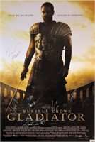 Gladiator Russell Crowe Autograph Poster
