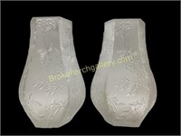 Pair Lalique Ombelles Vases