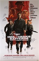 Inglourious Basterds Brad Pitt Autograph Poster