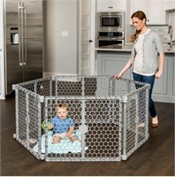 Regalo  2-in-1 Plastic Play Yard and Safety Gate