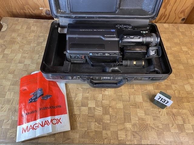 Magnavox VHS Movie Maker Camera w/Case