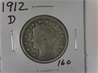 1912-D Liberty V-Nickel