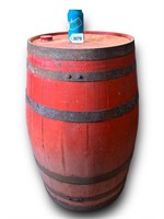 Vintage Red Barrel Open Bottom