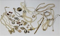 Pearl Style and Ornate Costume Jewelry