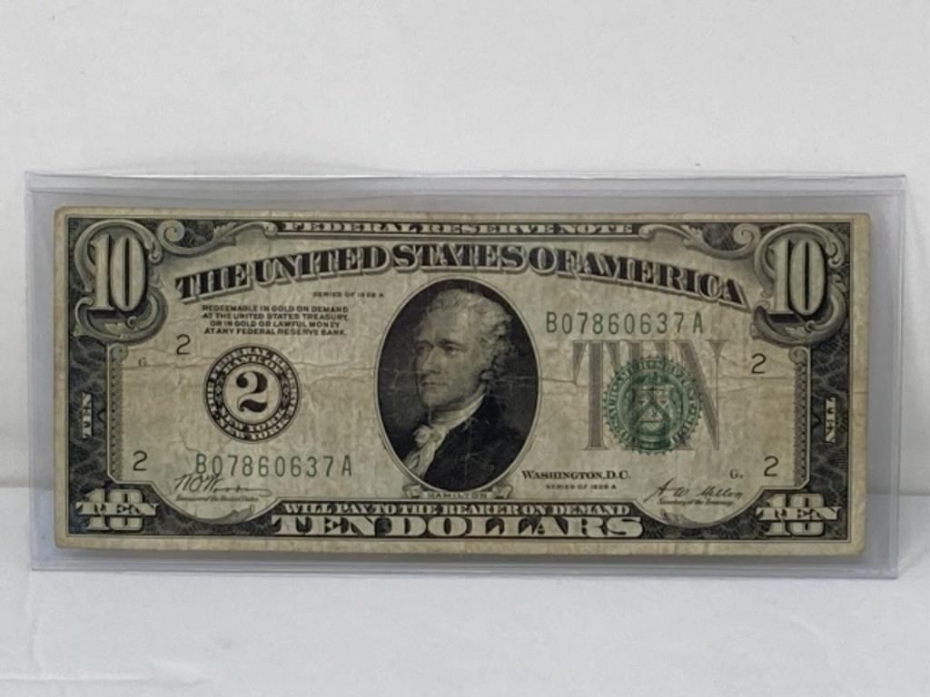 1928-A $10 Federal Reserve Note