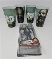 Walking Dead Glasses with Rick Action Figure