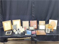 VARIETY OF PICTURE FRAMES & PHOTO ALBUMS