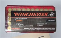 WINCHESTER 17 HMR- 
ONE FULL BOX OF 50