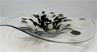Spotted Art Glass Bowl