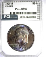 1972-S Silver Ike MS69 LISTS FOR $3250