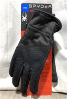 Mens Spyder Gloves Size L