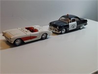 Ford Versus Chevy 1950s Style. 2pc Detailed Cars