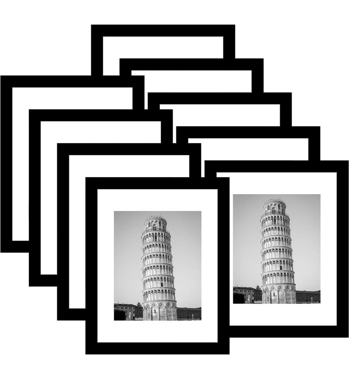 Wiscet11x14 Picture Frame Set of 9, Display