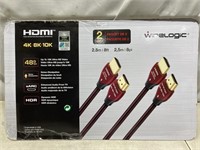 Wirelogic HDMI Cables *Opened Package