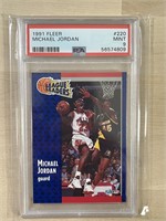 Michael Jordan 1991 Fleer PSA 9