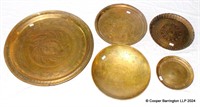 Antique Asian Brass Trays