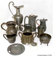 Antique Collection of Pewter
