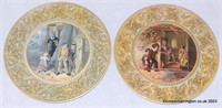 A Pair of Signed Prattware Plates