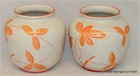 A Pair of Schumann Handpainted Vases