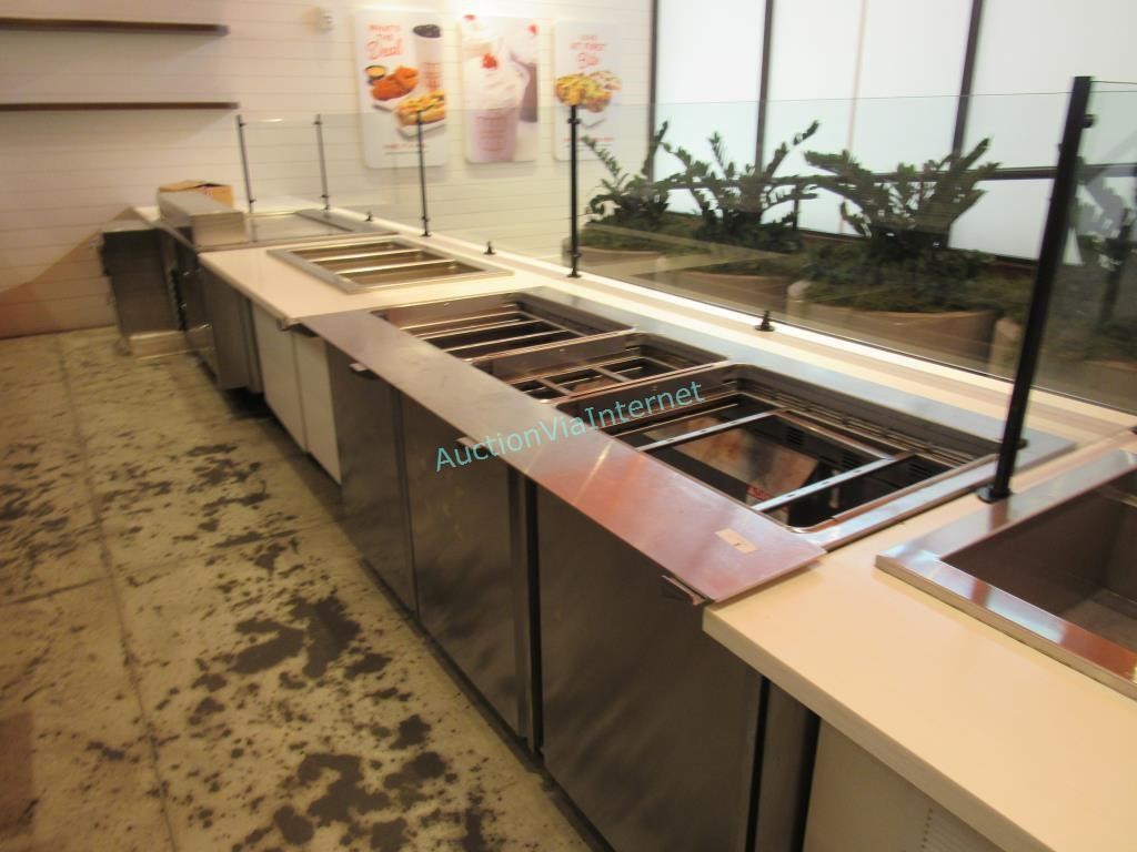 Refrigerated prep table