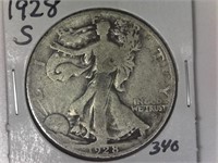 1928-S Walking Liberty Half Dollar