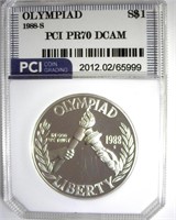 1988-S S$1 Olympiad PCI PR70 DCAM