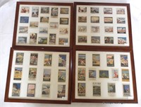 Collection of  59 Framed Miniature Railway Posters