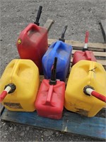 6 FUEL OR GAS CANS
