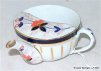 Antique Continental Porcelain Feeder