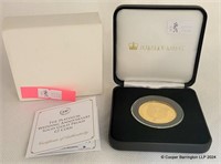 Jubilee Mint Platinum Wedding Gold Proof £2 Coin