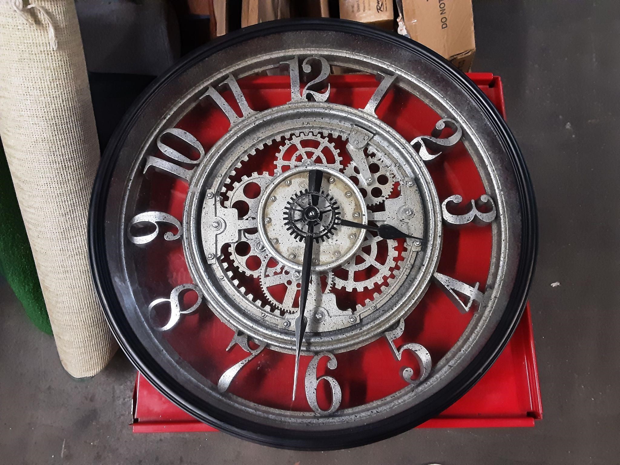 Sterling & Noble Gear Clock