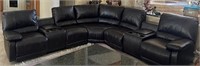 F - SECTIONAL SOFA W/ RECLINERS