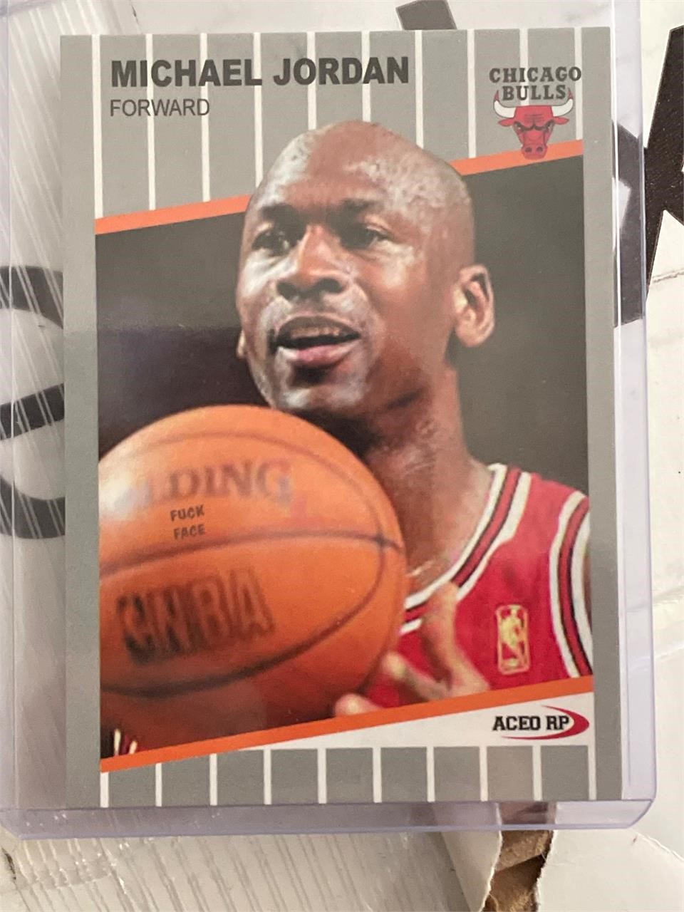 Michael Jordan Basketball Aeco Card