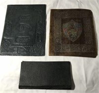 Vintage Leather Bound Folders (3)