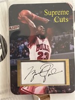 Supreme Cuts sample Michael Jordan Basketball Card