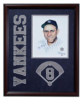 Yogi Berra New York Yankees Framed 22x18 Signed