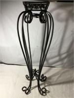 Ornate Wrought Iron Plant Stand